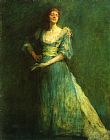 Thomas Dewing Famous Paintings - Comedia